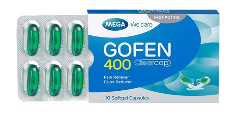 Gofen 400mg Tabs 60s - Goodlife Pharmacy