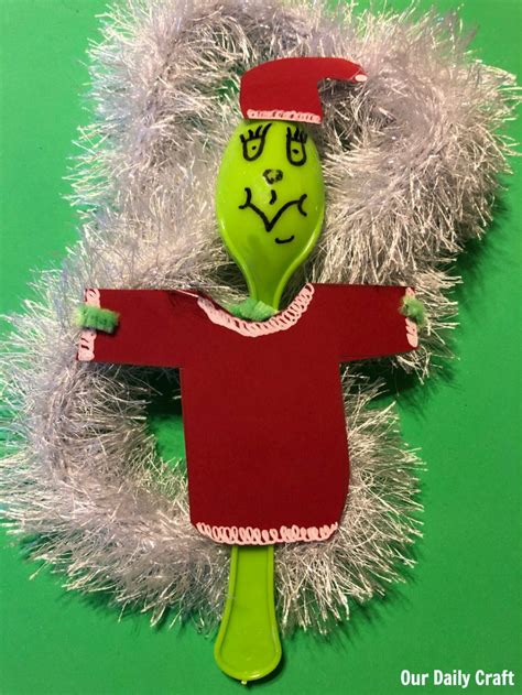 Make an Easy Grinch Craft for Kids - Our Daily Craft