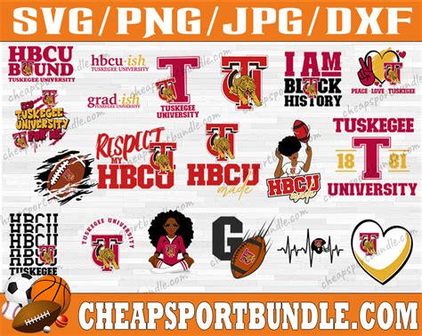 Bundle 19 Files Tuskegee University Football Team Svg, Tuske - Inspire Uplift