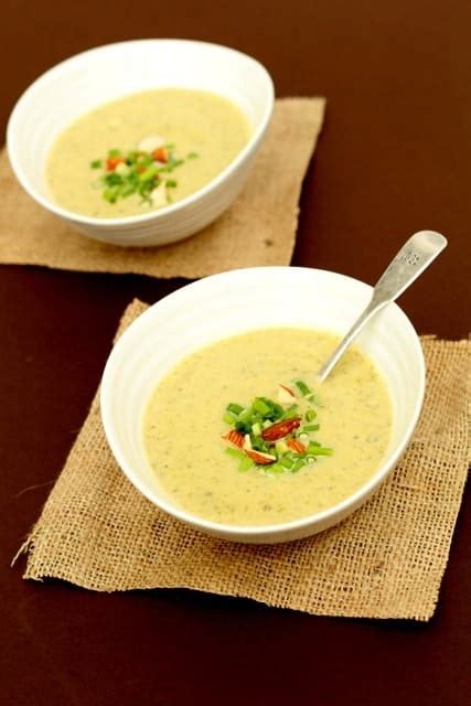 Cardamom, Almond and Courgette Soup | Recipes From A Pantry