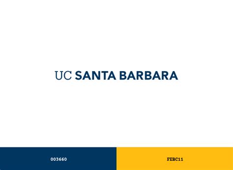 University of California, Santa Barbara Brand Color Codes ...