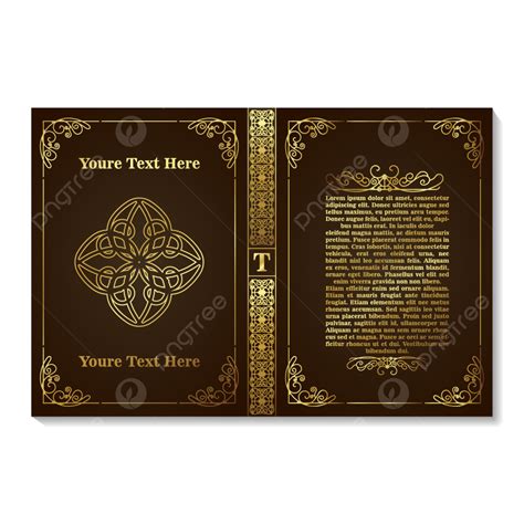 Luxury Ornamental Book Cover Design Template Download on Pngtree