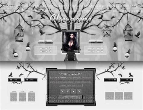 PopScream IMVU Layout | Custom message, Imvu, Layout