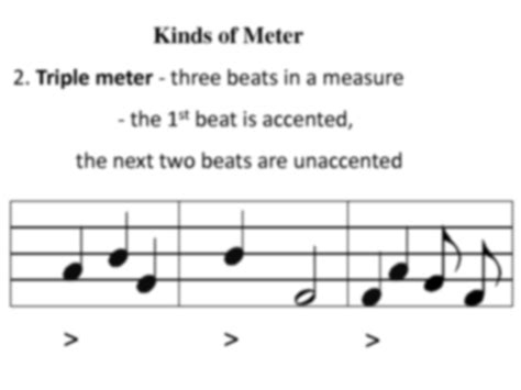 SOLUTION: Meter in music duple triple quadruple meter - Studypool