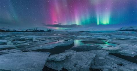 Northern Lights at Jokulsarlon Glacier Lagoon | Guide to ...