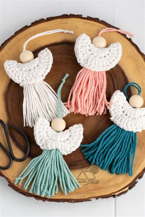 Crochet Angel Ornament Free Pattern and Video Tutorial - Winding Road Crochet