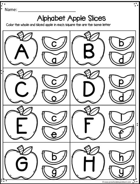 Help kids practice matching upper and lowercase letters with these ...