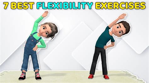 7 BEST FLEXIBILITY EXERCISES - INDOOR WORKOUT FOR CHILDREN - YouTube