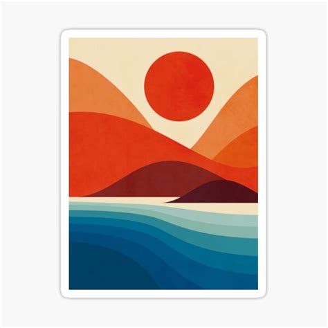 "Seaside" Sticker for Sale by jayfleck | Redbubble