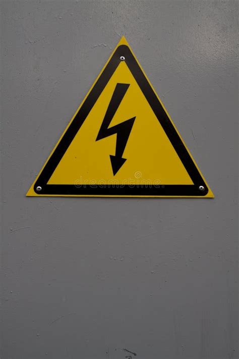 Warning sign - electricity stock photo. Image of attention - 19037286