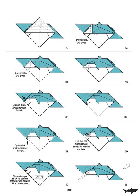 Diagram Shark-212 Moving - Ruby Book Origami | Book origami, Origami ...