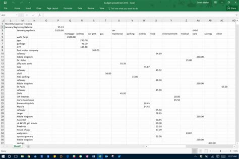 Church Tithes And Offering Sample Spreadsheet