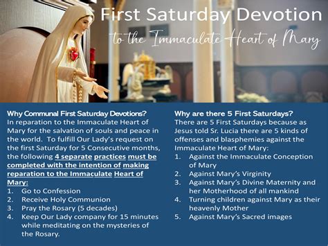 First Saturday Devotion