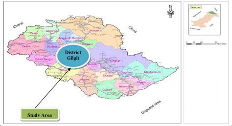 Location map of study area District Gilgit. | Download Scientific Diagram