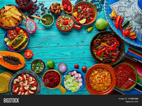 Mexican Food Mix Image & Photo (Free Trial) | Bigstock