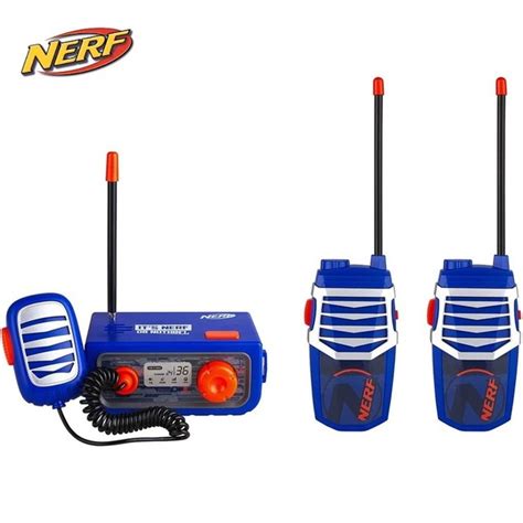 NERF 3-in-1 Walkie Talkies Set w/ Base Station - Tanga