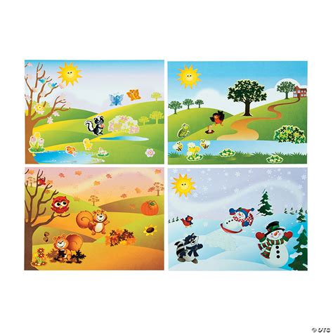 Four Seasons Sticker Scenes - Discontinued