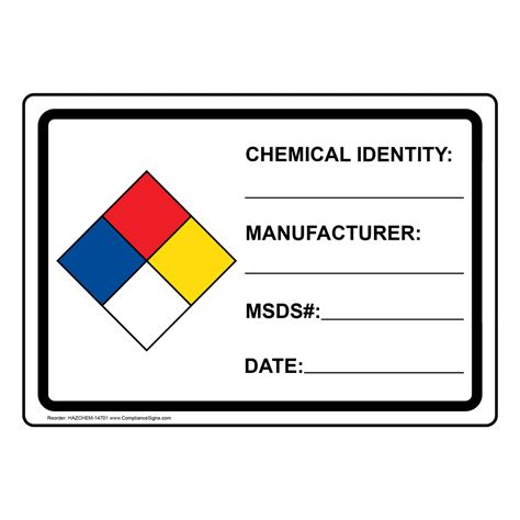 Msds Labels Printable