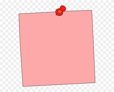 Pink Sticky Note Png, Transparent Png - 564x599(#544301) - PngFind