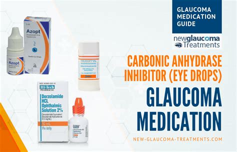 Medical Therapy for Glaucoma: Carbonic Anhydrase Inhibitor (CAI) Eye ...