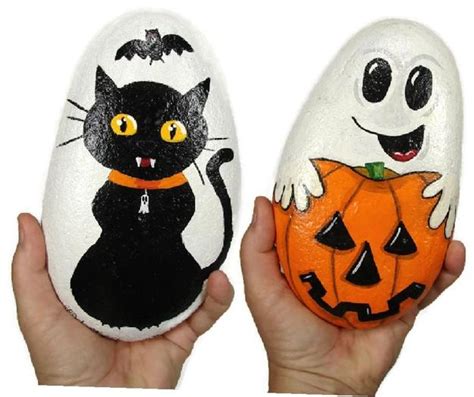 Rock Painting Ideas, Handmade Halloween Decorations and Unique Gifts