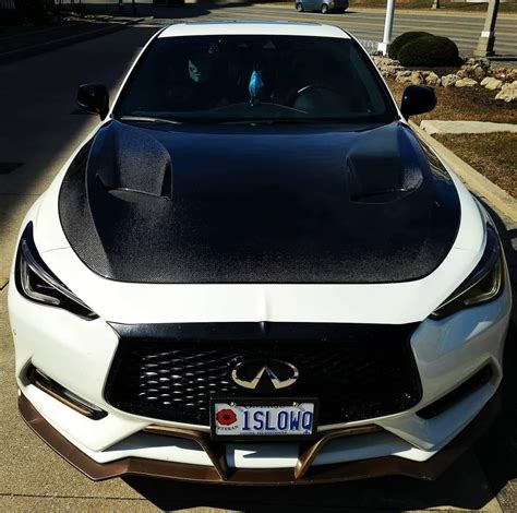 CMST Tuning Carbon Fiber Hood Bonnet for Infiniti Q60 Project Black S