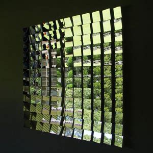 File:'Mirror XV', Mirrors and fiberglass construction by --James ...