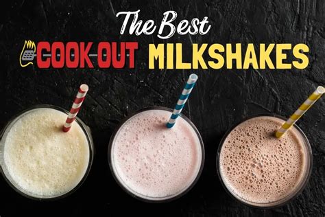 The Best Cook Out Milkshake Flavors - The Three Snackateers