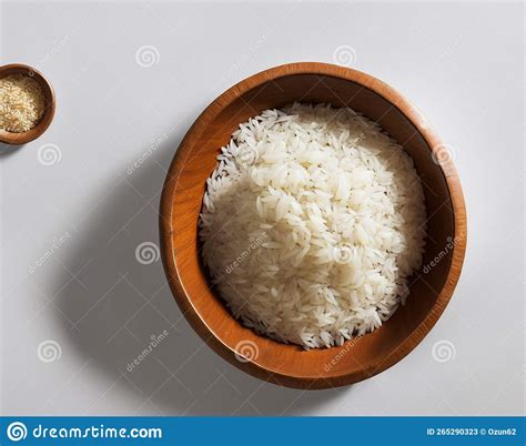 Rice in a bowl stock illustration. Illustration of cheese - 265290323