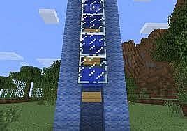 Water Elevator Minecraft Map