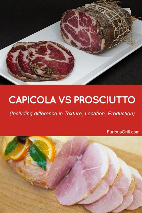 Capicola vs Prosciutto - Difference in Location, Texture & Production | Cured meats, Smoked food ...