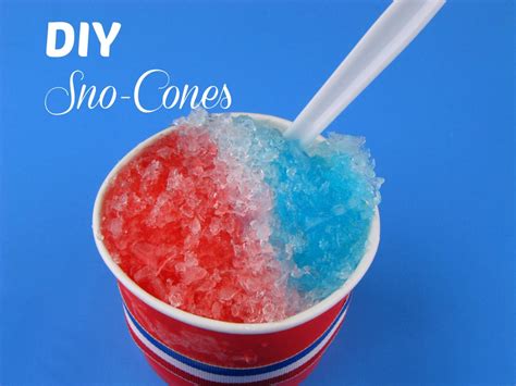 DIY Sno-Cones for the 4th of July - Frugal Upstate