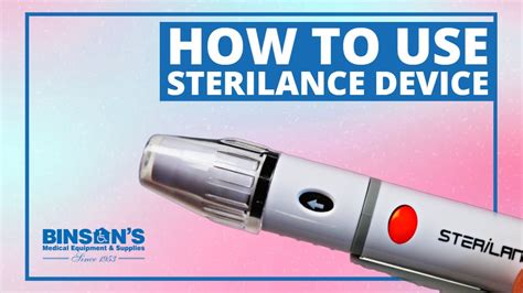 How To Use The STERILANCE Lancet Device, 53% OFF