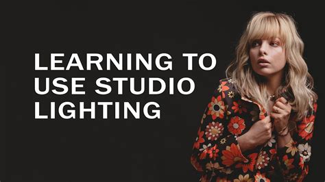 How To Shoot With Studio Lighting - YouTube