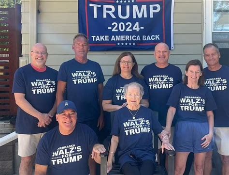 Tim Walz family members back Donald Trump in leaked photo