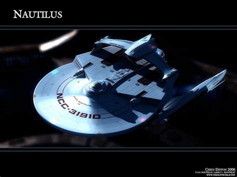 Star trek: uss nautilus, starship, reds, lights, whites HD wallpaper ...