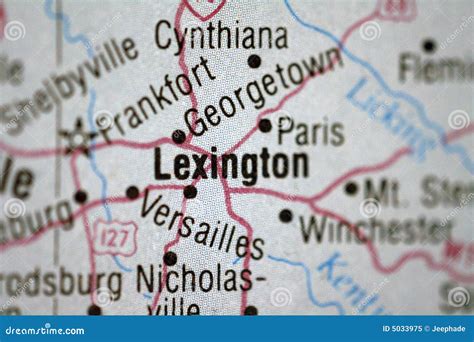 Printable Map Of Lexington Ky