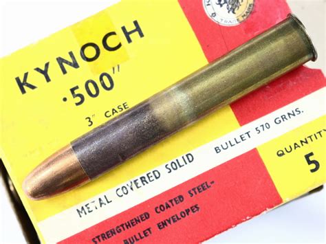 500 Nitro Express Ammunition Kynoch MC SOLID 1 Box