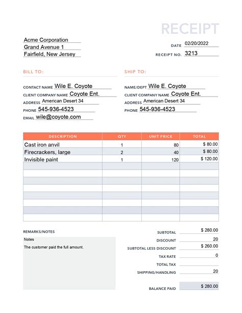 Best Receipt Template Images In Receipt Template Invoice | sexiezpix ...