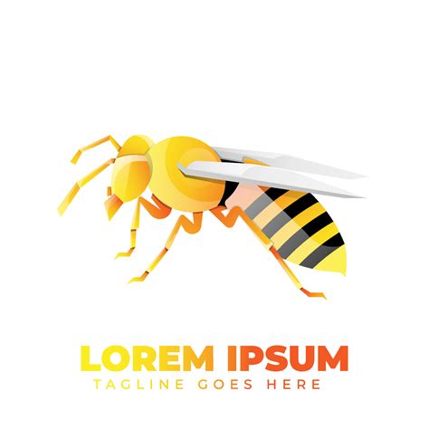 Wasp Gradient Logo Template 8814499 Vector Art at Vecteezy