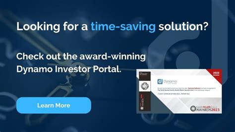 Dynamo Software on LinkedIn: Dynamo Investor Reporting Portal | Dynamo