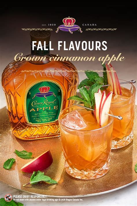 Crown Royal: Cinnamon Apple | Apple drinks recipes, Apple drinks, Apple ...