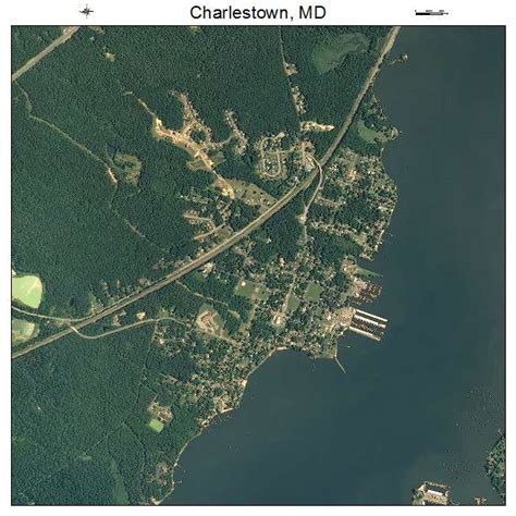 Aerial Photography Map of Charlestown, MD Maryland