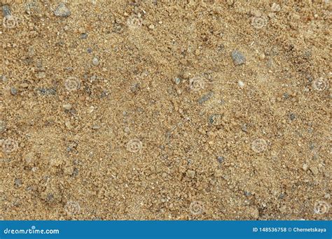 Textured Sandy Soil Surface As Background Stock Photo - Image of dirt ...