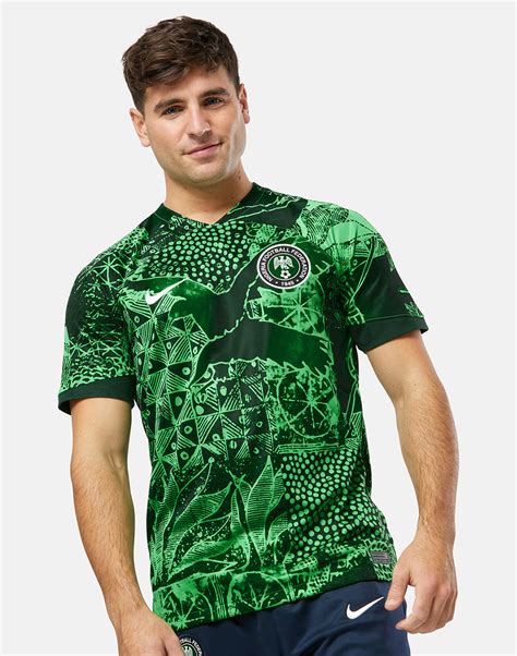 Nike Adults Nigeria Home Jersey - Green | Life Style Sports IE