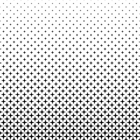 Modern Halftone Star Pattern Design, Star Pattern, Halftone, Pattern ...