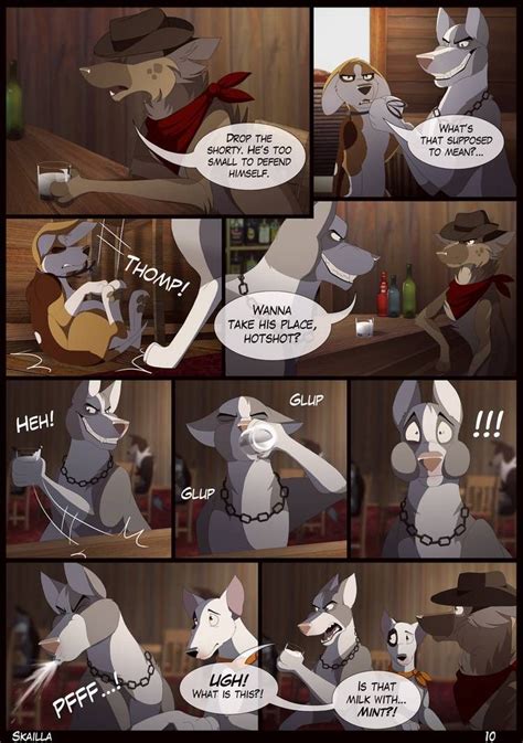 UnA Issue #1 - Page 10 by Skailla on DeviantArt | Cute wolf drawings, Furry art, Dog comics