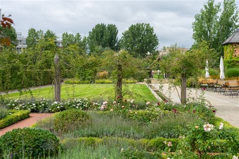 Traditional Garden in English Style Stock Image - Image of garden ...