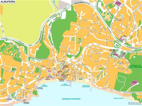 Albufeira tourist map - Ontheworldmap.com