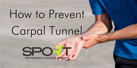 How to Prevent Carpal Tunnel | SPORT Orthopedics | Dallas PT